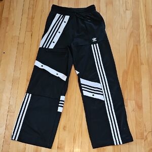 Adidas Black and White Joggers